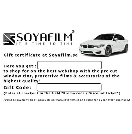 Gift Card at Soyafilm.se